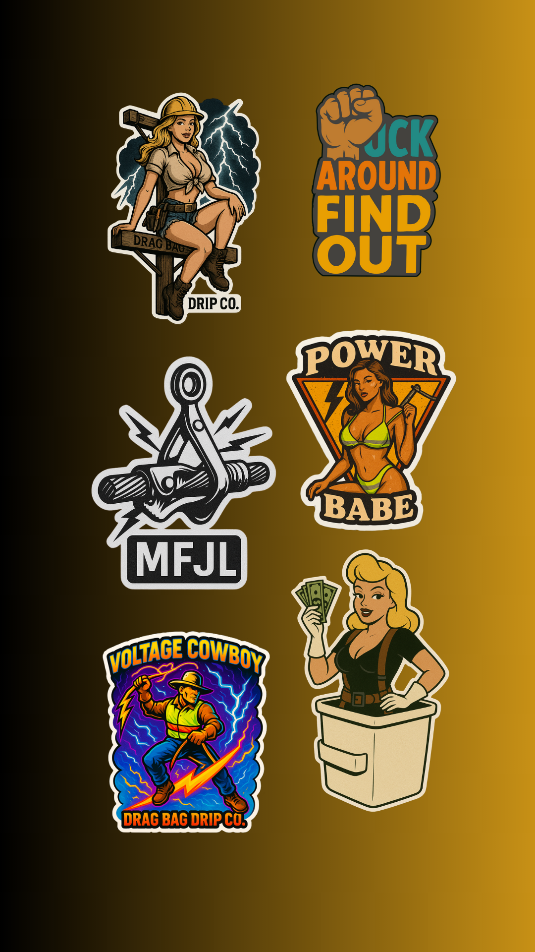 ⚡️Flash Sale⚡️ 7 Panel + Sticker Pack