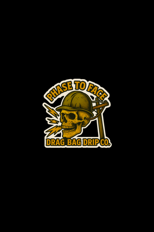 Drag Bag Drip Co. Phase to Face Sticker
